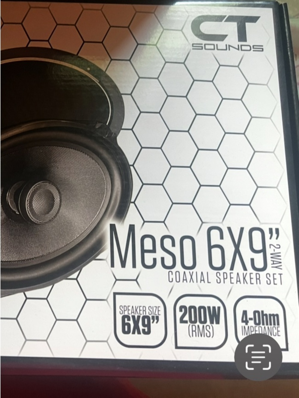 Meso 6x9 Coaxial Speaker Set - Black